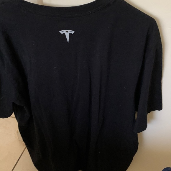 Black Tesla Unisex T shirt - Picture 3 of 4